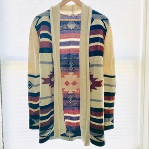 BB Dakota Aztec Sweater Cardigan